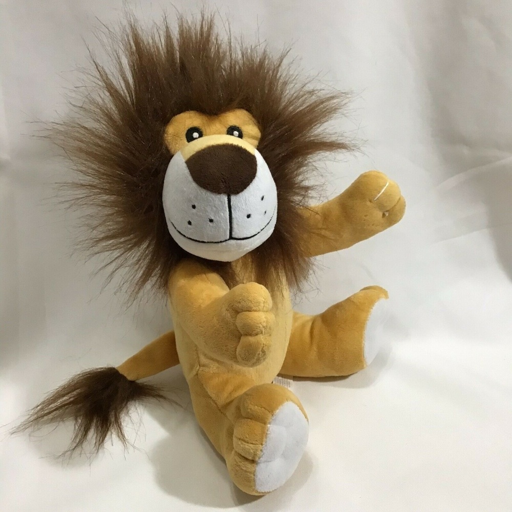 Sitting 10" Lion Plush Very Soft Stuffed Animal